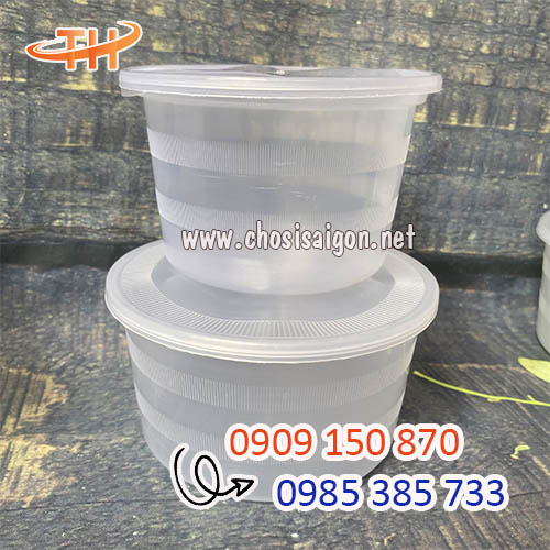 Hộp nhựa tròn 500ml chịu nhiệt tốt giá tốt