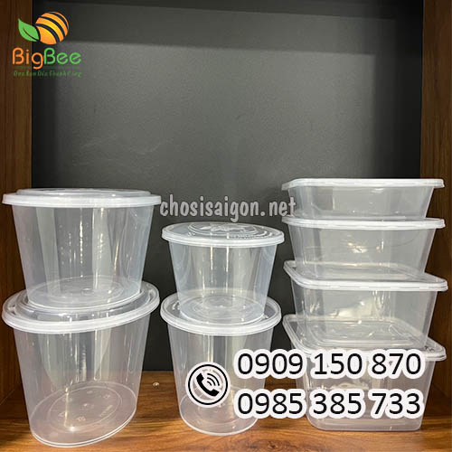 Hộp nhựa chữ nhật, hộp nhựa tròn sỉ rẻ