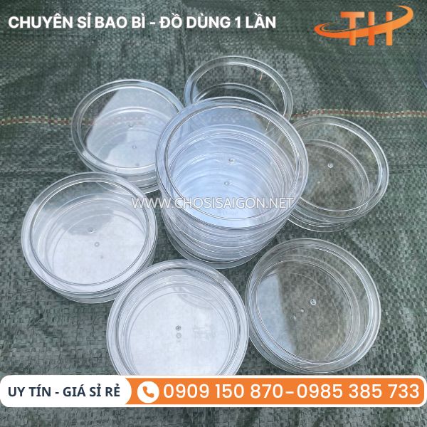 Hộp nhựa mica đựng hạt điều, yến sào