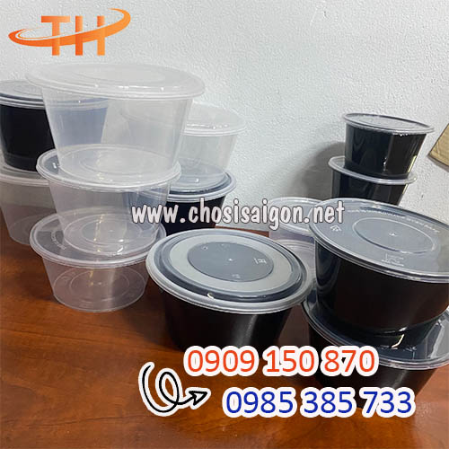 Hộp nhựa tròn đựng thức ăn chịu nhiệt tốt giá rẻ