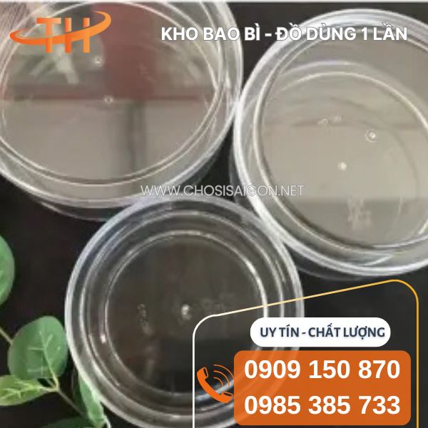 Hộp nhựa tròn mica đủ các trọng lượng sẵn kho giá tốt