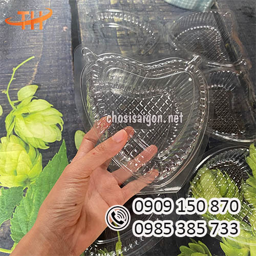 Hộp nhựa hình trái tim trong suốt giá ưu đãi tại HCM