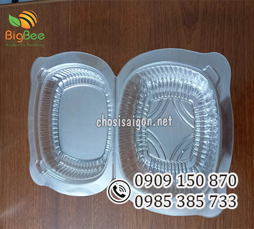 Hộp nhựa trong suốt đựng xôi, bánh ngọt giá sỉ rẻ