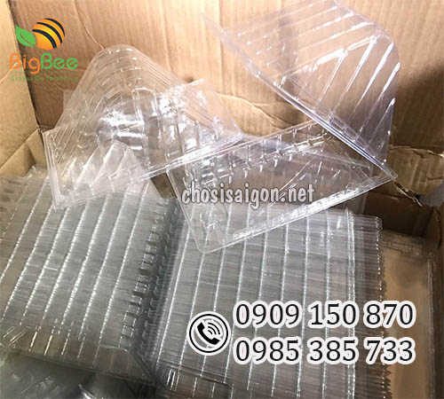 Hộp nhựa hình tam giác đựng sandwich giá rẻ TP.HCM