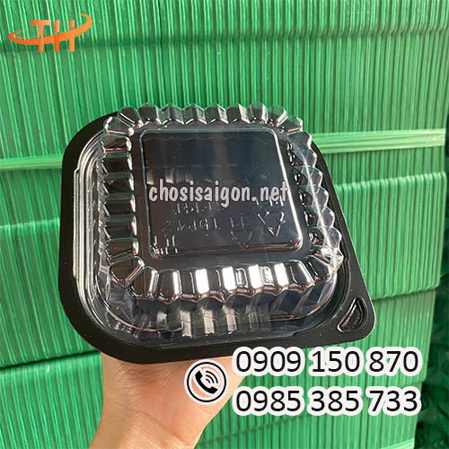 Giá bán hộp nhựa vuông HT12 đựng đa dạng thức ăn