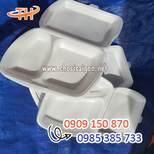 Hộp xốp 2 ngăn giao sỉ nhanh chóng giá rẻ