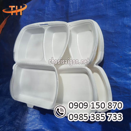 Hộp xốp đựng cơm 2 ngăn mua giá tốt nhất