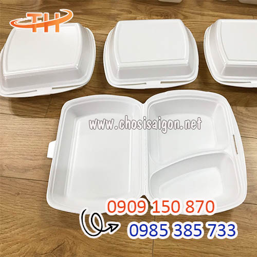 Hộp xốp 2 ngăn dùng 1 lần giá rẻ tốt nhất