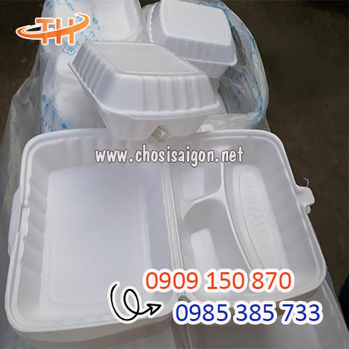 Hộp xốp 3 ngăn dùng 1 lần giá sỉ rẻ giao tận nơi