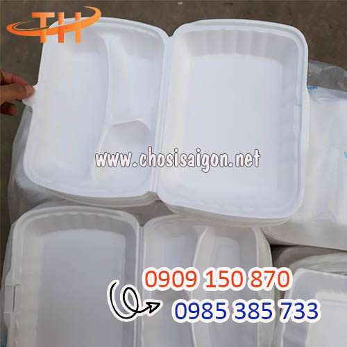 Hộp xốp 3 ngăn sỉ rẻ tại nhà cung cấp