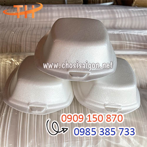 Hộp xốp nhỏ đựng xôi, bánh bao, bắp xào giá cạnh tranh