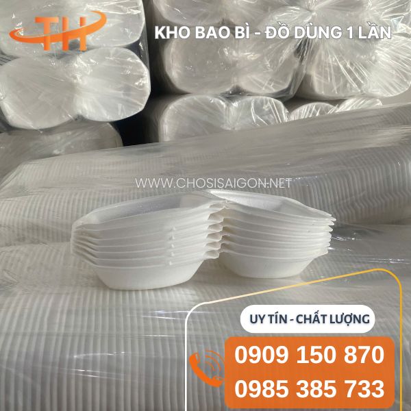 Hộp xốp nhỏ đựng bánh bao, bắp xào giá rẻ