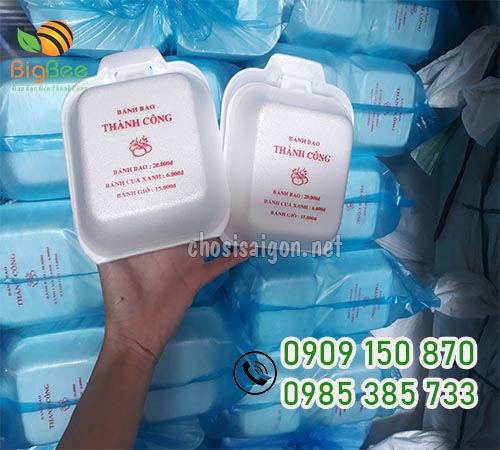 Hộp xốp nhỏ đựng bánh bao giá sỉ ưu đãi