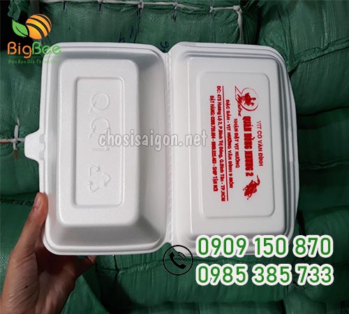 Hộp xốp đựng vịt quay nửa con sỉ rẻ tại TP.HCM