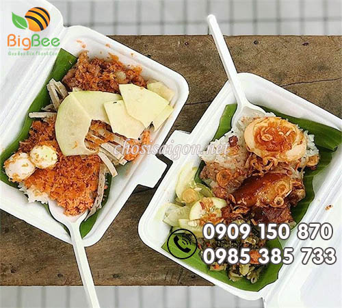 Hộp xốp đựng xôi, cơm giá rẻ tại xưởng
