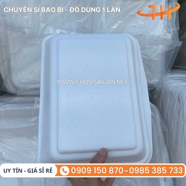 Hộp xốp đựng heo quay, gà, vịt quay chịu nhiệt tốt