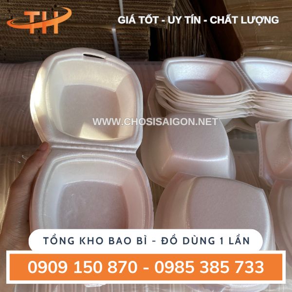 Hộp xốp nhỏ đựng bánh bao, bắp xào giá tốt nhất TP.HCM