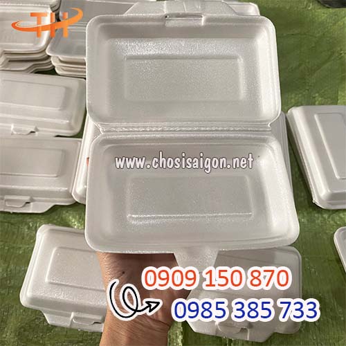 Hộp xốp 1 ngăn đựng thức ăn sỉ rẻ