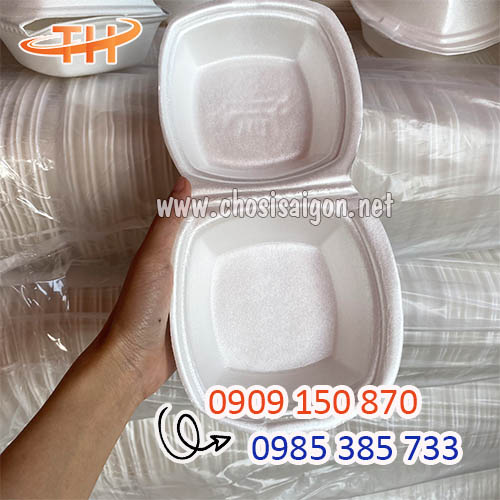 Hộp xốp nhỏ đựng bánh bao, xôi giá sỉ, giá rẻ