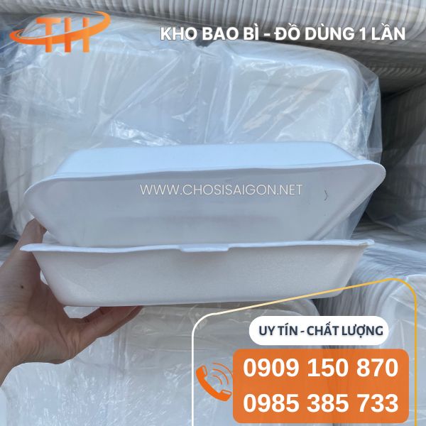 Hộp xốp to đựng sầu riêng, vịt, gà, heo quay giá rẻ