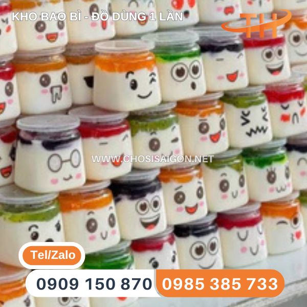 Hũ nhựa đựng sữa chua đẹp giá tốt tại xưởng