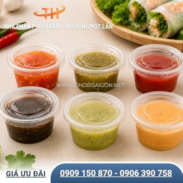 Hũ nước chấm, nước sốt, gia vị 2oz