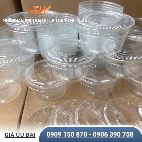 Hũ nước chấm, nước sốt 2oz nắp rời