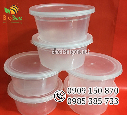 Hộp nhựa tròn đựng bánh flan giá bán rẻ nhất