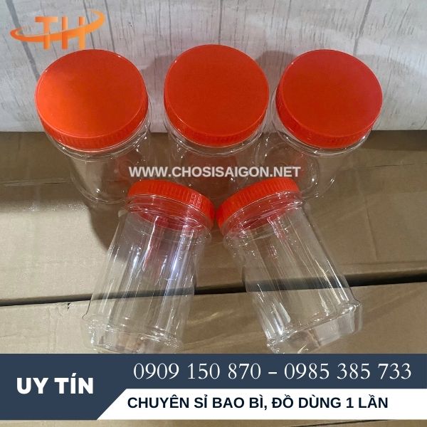 Hũ nhựa đựng gia vị, muối giá rẻ