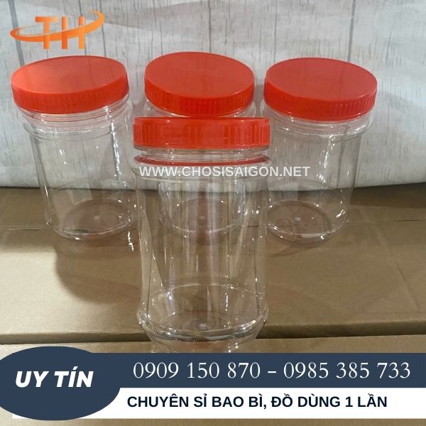Hũ nhựa đựng kẹo, mứt sỉ rẻ