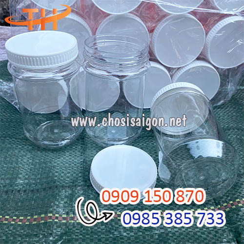 Hũ nhựa tròn đựng thực phẩm bỏ sỉ giá rẻ