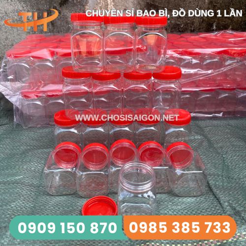 Hũ nhựa đựng muối, chao, mắm