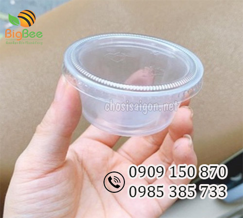 Hũ nhựa đựng nước sốt, nước chấm 2.5oz giá sỉ rẻ