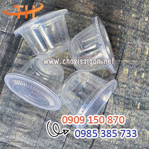 Hũ nhựa đựng rau câu, bánh flan giá sỉ tốt