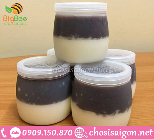 Bỏ sỉ hũ nhựa đựng sữa chua nếp cẩm giá rẻ