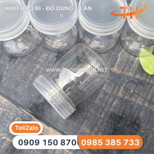 Hũ nhựa PET trong đựng sữa chua sỉ rẻ