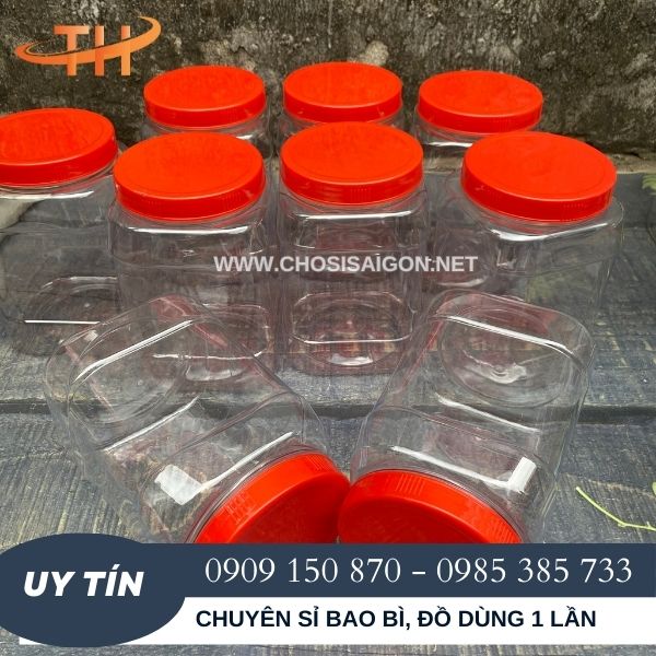 Hũ nhựa đựng thực phẩm giá rẻ