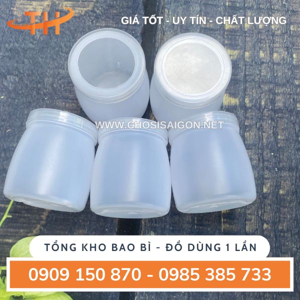 Hũ nhựa đựng yaourt 160ml sỉ rẻ