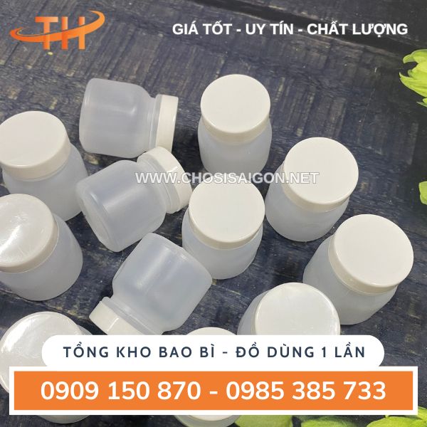 Hũ nhựa đựng yaourt 90ml đẹp sỉ rẻ