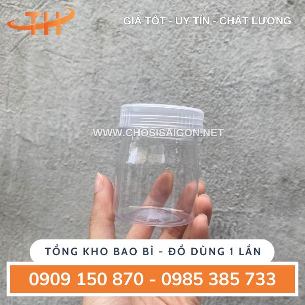 Hũ nhựa đựng yaourt pet trong 120ml giá sỉ rẻ