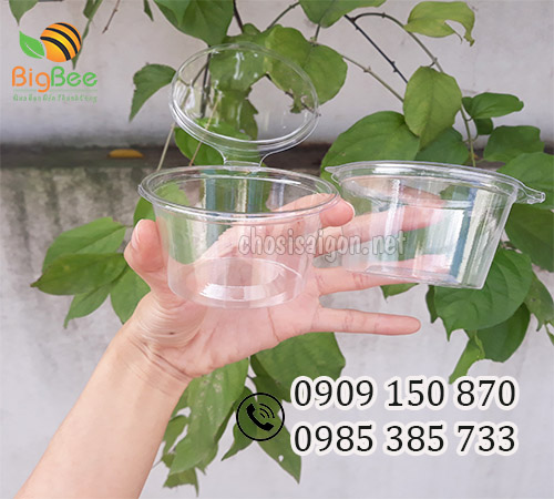 Hũ nhựa đựng nước sốt, nước chấm 4oz nắp liền giá rẻ nhất HCM