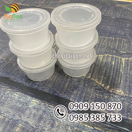 Hũ nhựa đựng bánh flan, rau câu, yaourt giá rẻ nhất