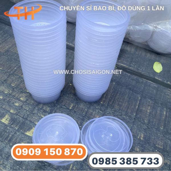 Hũ nhựa làm bánh flan tại Thu Hồng