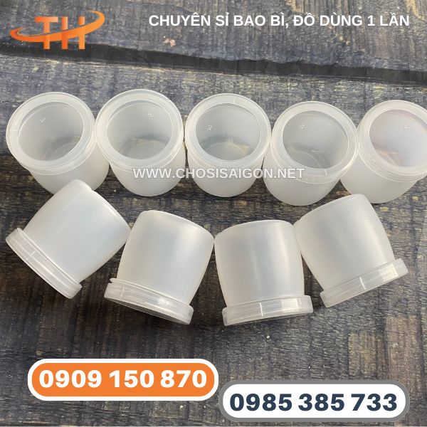 Hũ nhựa 100ml làm sữa chua giá gốc rẻ