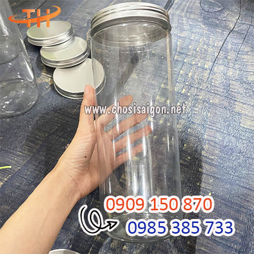 Hũ nhựa pet 1500ml nắp nhôm sỉ rẻ siêu chất lượng