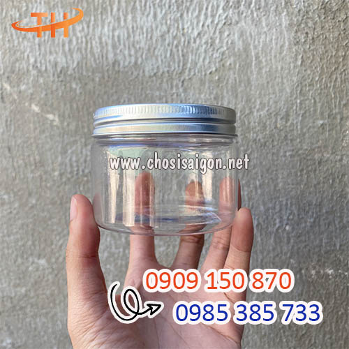 Hũ nhựa pet nắp nhôm bạc 50ml sỉ rẻ
