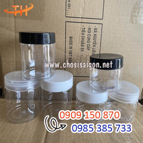 Hũ nhựa đựng mỹ phẩm đa dạng dung tích sỉ rẻ