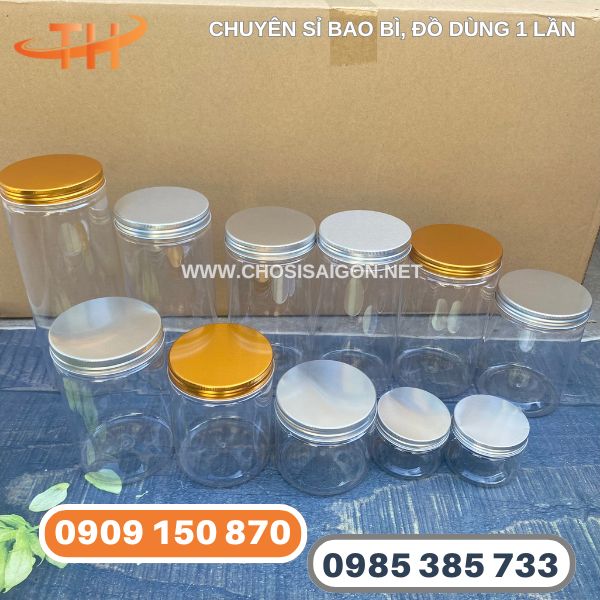 Hũ nhựa pet giá rẻ cho cửa hàng