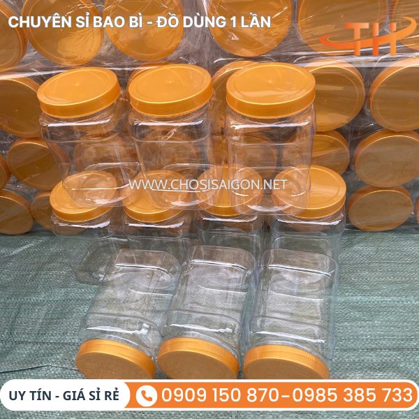 Hũ nhựa pet dày dặn, cứng cáp