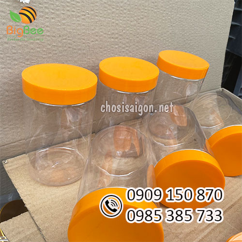Giá rẻ nhất hũ nhựa pet nắp cam 900ml